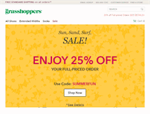Tablet Screenshot of grasshoppers.com